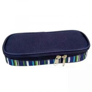 Glacière à insuline Étui de voyage Organisateur de médicaments pour diabétiques Sac isotherme étanche et isolant (bleu marine) - Neuf