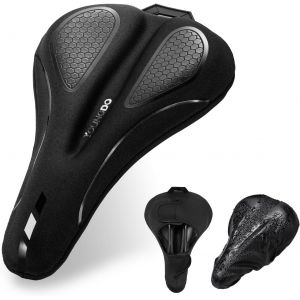 Housse De Selle De Vélo,Couvre Selle Gel,Housse Selle De Ultra Confortable Pour Vtt,Vélo De Ville,E-Bike Etc,Pour Hommes Et Femmes.[E11] - Neuf