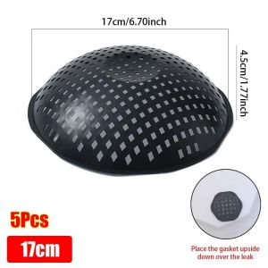 Pot De Fleurs De Bassin Bonsaï, Grille Astronomique, Polymères, Accessoires De Jardin, Trou, Tampon En Maille, Respirant, Étanche, 5/10 Pièces.5pcs 17cm - Neuf