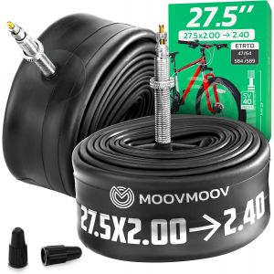 Subzonal-Chambre &Agrave; Air 27.5 Pouces (Valve Presta) - Pour Pneus 27.5x2.0 Jusqu'&agrave; 27.5x2.40 (Etrto De 47-584 &Agrave; 64-584) - Lot De 2 - Pour V&eacute;lo, Vtt Et Gravel - Neuf