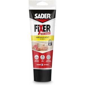 Sans Percer Aménagement Intérieur Mastic Colle Acrylique,Prise Rapide,Maintien Puissant,Comble les Irrégularités jusqu`à 5 mm,Peut se Peindre,Beige,Tube 260g - Neuf