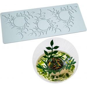Moules En Silicone Pour Fondant En Forme De Feuille 3d - Moules En Silicone Pour La P&acirc;tisserie, Les Loisirs Cr&eacute;atifs, La Cire, La P&acirc;te &Agrave; Gomme, Les Cupcakes, L'argile (Fleur_30,7 X 12,5 X 0,3 Cm) - Neuf