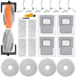 21 pi&egrave;ces Accessoires pour aspirateur DJI ROMO A/ROMO S/ROMO P, brosse, lingettes, filtres, sacs, pi&egrave;ces de rechange - Neuf