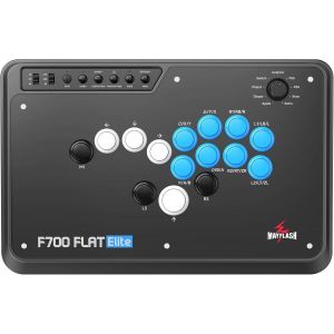 Kgabery-1f700 Flat Elite Wireless Leverless All Button Controller With Sanwa Buttons Compatible With Ps5,Ps4,Pc,Xbox Series S/X,Switch And More Support Wireless Bluetooth,2.4g And Wired - Neuf