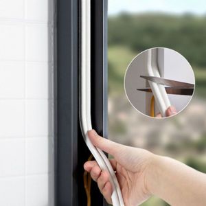 Portable Fenêtre de la Porte coupe-Froid de la Mousse PU Ruban Adhésif étanche à la Poussière, Froid Insonorisation des Outils - Neuf