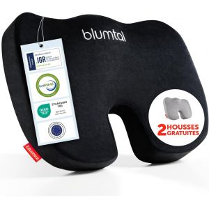 Coussin De Chaise De Bureau-Coussin Cun&eacute;iforme En 3 Degr&eacute;s De Rigidit&eacute;-Coussin De Si&egrave;ge De Voiture Ergonomique-Coussin De Si&egrave;ge-Coussin De Chaise De Bureau Optimal.[C126] - Neuf