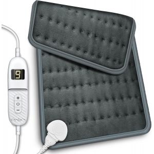 &reg; Coussin Chauffant en Microfibre Polaire 30 x 60 cm | Tr&egrave;s Confortable Doux Chauffant avec Arr&ecirc;t Automatique | 6 R&eacute;glages de Temp&eacute;rature | Lavable Jusqu'&agrave; 40&deg;C - Neuf