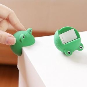 Protection D'angle De Sécurité Anti-Collision En Silicone Souple, Protection D'angle De Collision Pour Table Et Bureau, Lot De 2 Unités, Grenouilles Vertes - Neuf