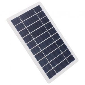 Panneau Solaire Usb 5w, Chargeur Professionnel En Silicium Monocristallin, Haute Efficacité, Pour Ordinateur Portable, Radio, TéLéPhone Portable - Neuf