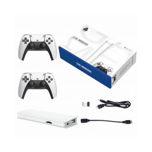 Console De Jeux Vid&eacute;o R&eacute;tro Sans Fil : Cl&eacute; Usb 128 Go Avec 30 000 Jeux, Sortie Hdmi, Manette Sans Fil - Neuf