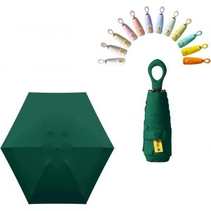Mini Parapluie De Poche Pliant De Voyage Protection Uv Upf 50/Anti Tempete Ultra L&eacute;ger Et Femme R&eacute;sistant Aux Compact Portable Umbrella - Neuf