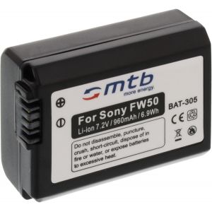 MEVRONISSHOP-Batterie NP-FW50 Compatible avec Sony Alpha 33, 35, 37, 55 - Neuf