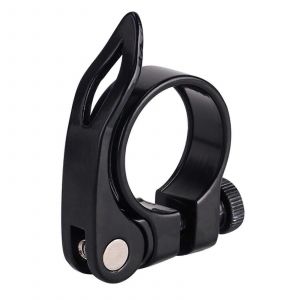 Collier De Serrage Pour Tige De Selle De Velo De Route En Alliage D'aluminium A Degagement Rapide, 34,9 Mm, Noir, Ref. 2601 - Neuf