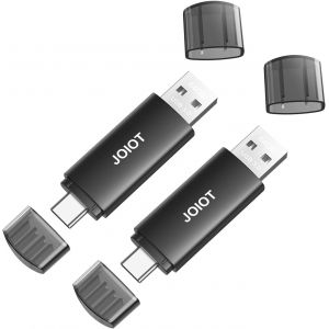 Lot De 2 Cl&eacute;s Usb 64 Go 3.0 Usb 64 Go 3.0 Otg 2 En 1 Cl&eacute; Usbc Stick 3.0 Memory Stick 64 G Type C Pour Pc Portable Android Window Noir - Neuf