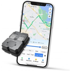 Traceur GPS Power Finder-Traceur de Voiture jusqu'&agrave; 90 Jours de Vie de Batterie,Suivi GPS magn&eacute;tique pour Voitures,Bateaux ou camions,Dispositif de Suivi pour v&eacute;hicules avec localisation - Neuf