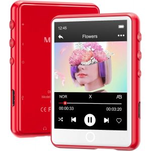 CHECARZHN--NO1-Lecteur Mp3 128 Go, Bluetooth 5.3 Auto-Reconnexion, Écran Tactile 2,4 Pouces, Qualité Sonore Sans Perte, 6 Listes De Lecture, 512 Go Extensible - Neuf