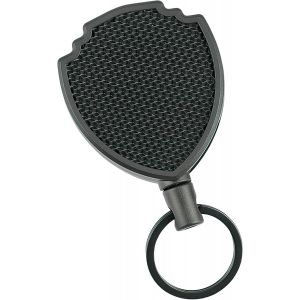 1 Pcs Porte-clés Rétractables Résistants, Porte Clés Rrétractable Solide Mousqueton Robuste, Enrouleur de Badge Bobine Porte-badge avec Cordon de 90cm Anneau Porte-clés pour Pantalons Ceintures - Neuf