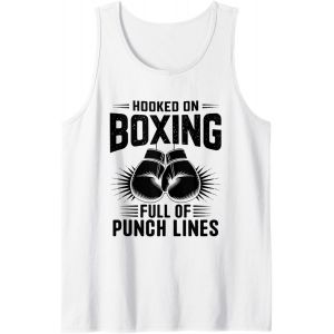Jgd-Hooked On Boxing Full Of Punch Lines Boxer Sports Boxe D&eacute;bardeur - Neuf