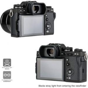 Oeilleton Viseur pour Fujifilm Fuji X-T4, X-T3, X-T1, X-T2, GFX 100, GFX-50S, X-H1 Remplace Fujifilm EC-XT L, EC-GFX, EC-XT M, EC-XT S, EC-XH W - Neuf