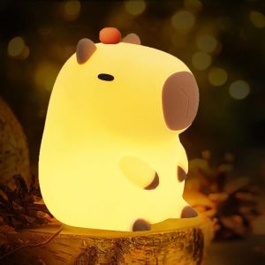 Veilleuse Panda Pour Enfants, Veilleuse Panda Avec Contrôle Tactile, Rechargeable Peut Être Chronométré Veilleuse Enfant Pour Femmes Bébé Chambre Cadeaux - Neuf