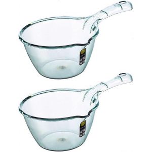 Louche d'eau en plastique,louche de bain,trempettes,seau de douche,cuillère à bain-marie,tasse à eau de salle de bain - Neuf