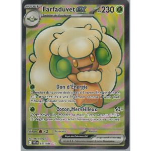 Carte Pokémon - Farfaduvet Ex -157/086 - Secrète Rare Full Art - 10,5 - Flamme Blanche - Neuf