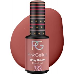 Maa-Vernis Semi Permanent Uv - 283 Rosy Brown 8 Ml - Vernis Gel Uv Semi Permanent Marron Pour 14 Jours - Gel Polish Facile À Utiliser De Qualité Salon - Facile À Enlever - Neuf