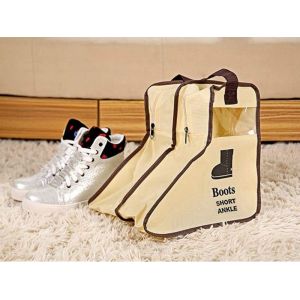 Lot De 4 Sacs De Rangement Pour Bottes - Protection Anti-Poussi&egrave;re Pour L'organisation Des Chaussures - Neuf