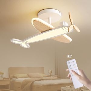 Subzonal-Plafonnier Led, Lampe De Plafond Dimmable 40w Avec T&eacute;l&eacute;commande Moderne Luminaire Plafonniers Avec Fonction M&eacute;moire Et Minuterie Pour Couloir Coucher Salle De Bains Cuisine Salon, 53cm, Avio - Neuf
