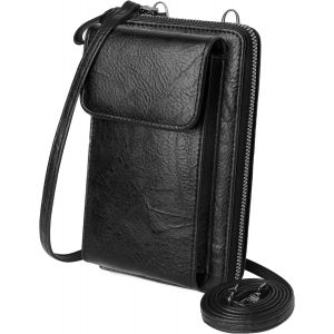 Sac Portefeuille Femme Bandouliere Portefeuilles Femme,Sac à Main pour Téléphone Portable,Sac à bandoulière Femme Sac à Dos en Cuir PU - Neuf