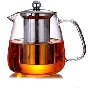 KALANKA-Th&eacute;i&egrave;re en verre avec infuseur, 500 ml, compatible avec la cuisini&egrave;re, en acier inoxydable r&eacute;sistant &agrave; la chaleur, ensemble de th&eacute;i&egrave;re. - Neuf