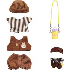 KALANKA-Poupées Vêtements, Vêtements de poupée en Peluche de 17 cm, Accessoires pour poupées, pour poupées 17 cm (B-Non Inclus avec des Jouets en Peluche) - Neuf