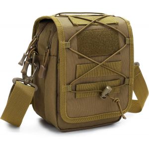 RFCBC-Sac à bandoulière tactique pour homme, petit sac à bandoulière Molle pour le travail, le camping, la randonnée, le travail, les activités de plein air - Neuf