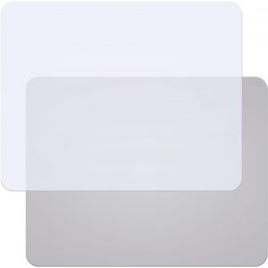 2 Pieces Tapis Silicone Resine Epoxy,50x40cm Tapis De Bricolage En Silicone Anti Adh&eacute;sifs, Anti-Adh&eacute;sif Antid&eacute;rapant Baking Mat,Pour Artisanat, R&eacute;sine, Fabrication De Bijoux,Gris + Couleur Primaire - Neuf