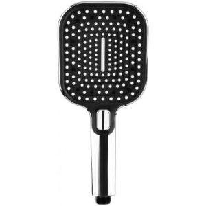 JGD-Pommeau de Douche Carr&eacute;, Douchette Multifonction Haute Pression, Grand Panneau &Eacute;largi, 161 Buses en Silicone Liquide, Jet Massage, Facile &agrave; Nettoyer et Anti-Obstruction. - Neuf