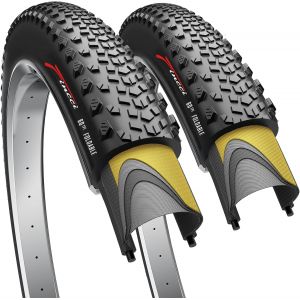 Subzonal-Pneus Gravel 700x40c (42-622) Paire Pliable, Protection Anti-Crevaison Nylon, 60 Tpi &iquest; Lot De 2 Pneus. Id&eacute;al Pour V&eacute;lo Tout Chemin Vtc, Gravel Et Voyages &Agrave; V&eacute;lo, Grip Et Confort Hors Route - Neuf