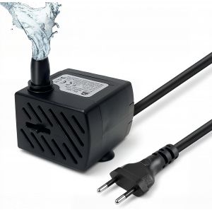 Kalanka-Pompe &Agrave; Eau Submersible 3.5w, Mini Pompe Aquarium Ultra-Silencieuse 300l/H Avec C&acirc;ble De 1,5m, Pompe Fontaine &Agrave; Eau Chat Pour Bassin, Statuaire, Cascade Et Hydroponie - Neuf