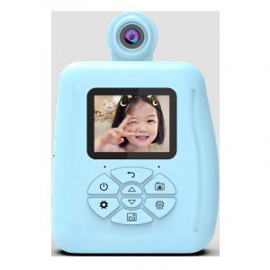 Appareil Photo Pour Enfants (Bleu) - Appareil Photo Instantané Hd 1080p 2,0 Pouces Avec Papier D'impression, Cadeau D'anniversaire Pour Enfants - Neuf