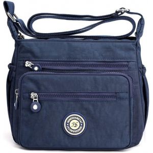 Sac &agrave; bandouli&egrave;re multi-poches pour femme,sac &agrave; bandouli&egrave;re en nylon imperm&eacute;able pour femme,&eacute;pouse,maman,taille L - Neuf
