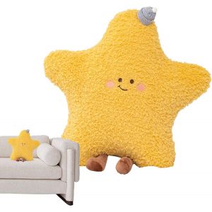 Oreiller En Forme De D'&eacute;toile, Coussin En Forme De D'&eacute;toile, Coussin Ergonomique En Peluche Pour Soutien Lombaire Et Cou Pour Femme, Soutien De Grossesse, Sommeil, Lit - Neuf