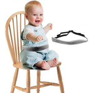 Chaise Haute Protection De Caddie Accessoires Pour Bébé Trapp - Ceinture À Manger Portable Siège Enfant Salle À Manger Chaise De Sécurité Ceinture De Sécurité, Noir - Neuf