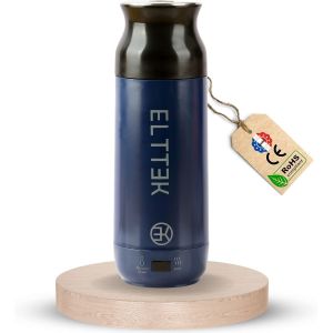 450Ml 12 Choix De Temp&eacute;ratures,Mini Bouilloire Electrique De Voyage, Petite Bouilloire Avec T&eacute;mp&eacute;rature R&eacute;glable 0,45L,Bouilloire Electrique Portable Avec Thermostat R&eacute;glable Acier Sus304 - Neuf