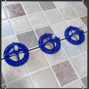 1Set Spiral Ceramic Tile Leveling System Clips Spacers - Neuf