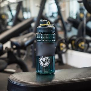Bouteille D'eau En Plastique Grande Capacité Espace Bouteille Bouilloire De Sport Avec Lanière Pour Hommes Femmes Vert 3000ml - Neuf