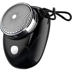 Oayew-Mini Rasoir, Mini Shaveportable Rasoir &Eacute;lectrique Type C, Rasoir Humide Et Sec Rechargeable Par Usb, Rasoir Portable De Poche Pour Voiture, Voyage (Bleu) - Neuf