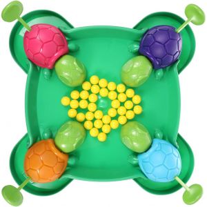 Chenquansarl-Tortue Affamée - Jeu De Société Intense Avec Réflexes Rapides - Perles Et Bouche Préscolaire Pour Enfants À Partir De 3 Ans - 2 À 4 Joueurs - Neuf