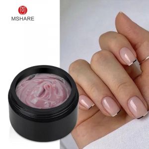 Mshare¿Gel De Gelée Rose Foncé Pour Extension D'Ongles,Sans Tpo,50Ml,Pour Construction D'Ongles Durs,Uv Led.Dark Pink 63. - Neuf