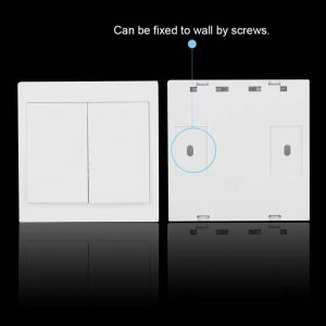 HJLIAN Module de relais recepteur de commutateur mural a telecommande sans fil AC85 220 V 2 canaux 433 MHz - Neuf