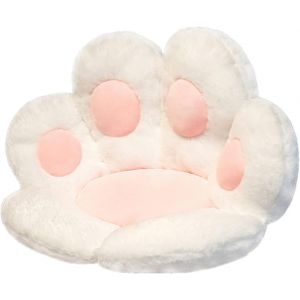 (70x70cm, Blanc) Coussin, Coussin De Patte De Chat, Coussin De Siège Mignon Lazy So - Neuf