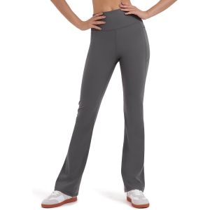 Legging &Eacute;vas&eacute; Extra Long Femme, Taille Haute Avec Poche, Pantalon Yoga Confort Stretch - Neuf